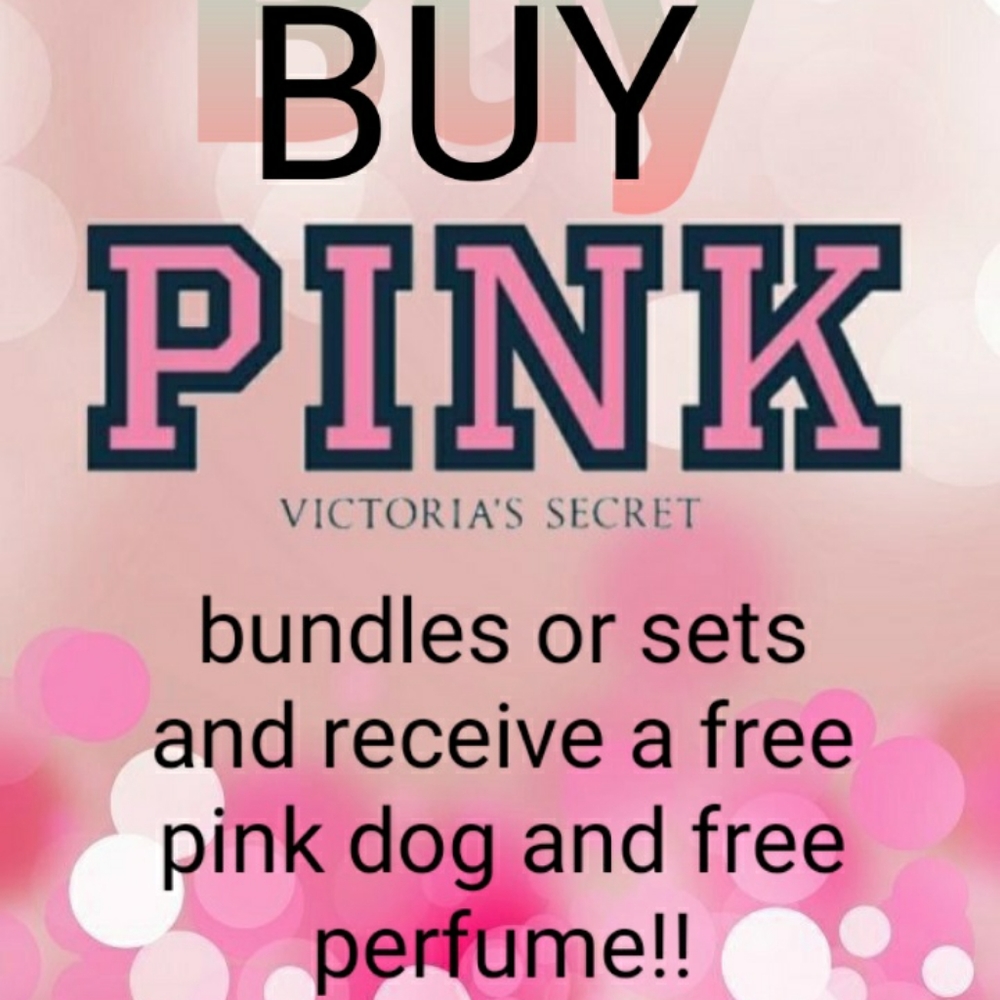 Buy a pink bundle or set and get free gifts